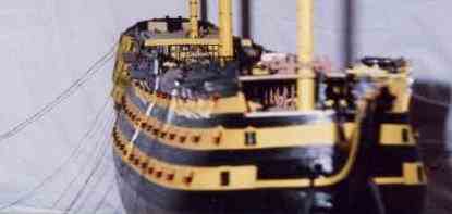 La maquette du HMS Victory