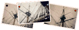 M�t d'artimon et m�t de misaine c�t� tribord